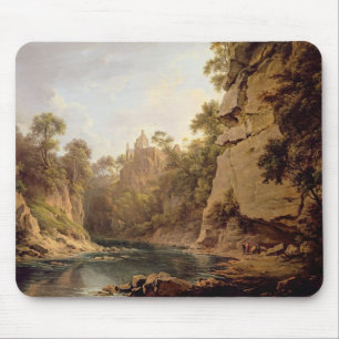 Hawthornden Castle, near Edinburgh, c.1820-22 (oil Mouse Pad