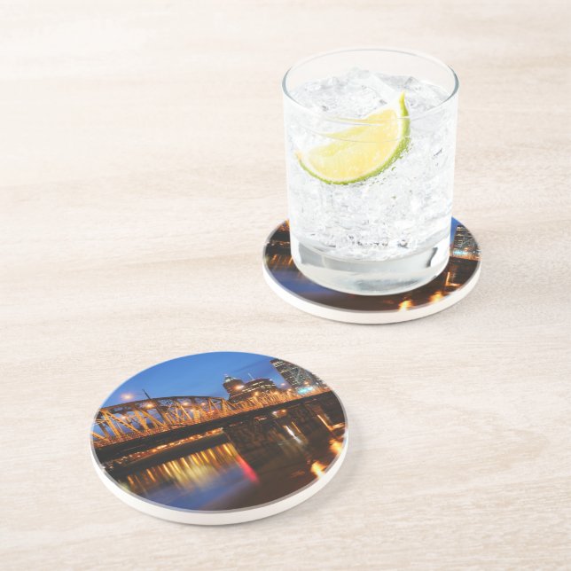 Hawthorne Bridge Coaster (Side)
