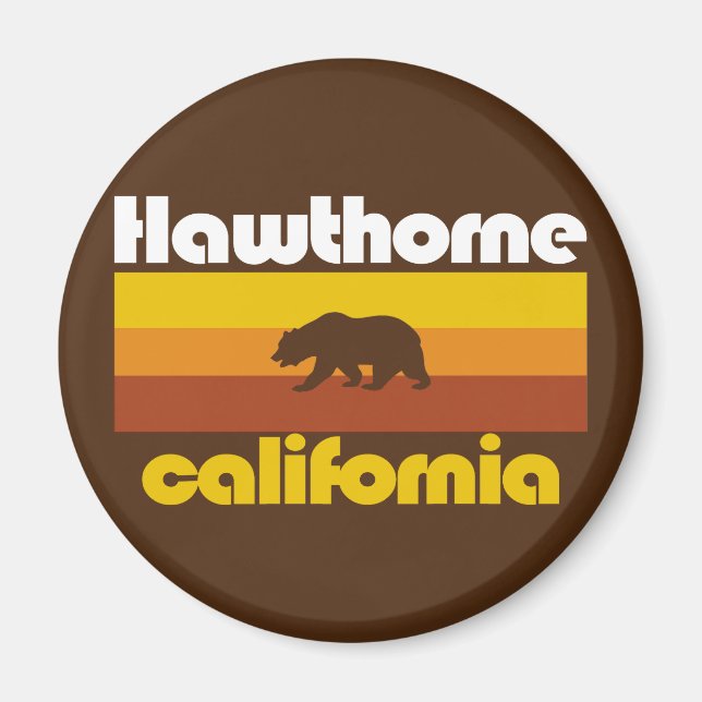 Hawthorne,California Magnet (Front)