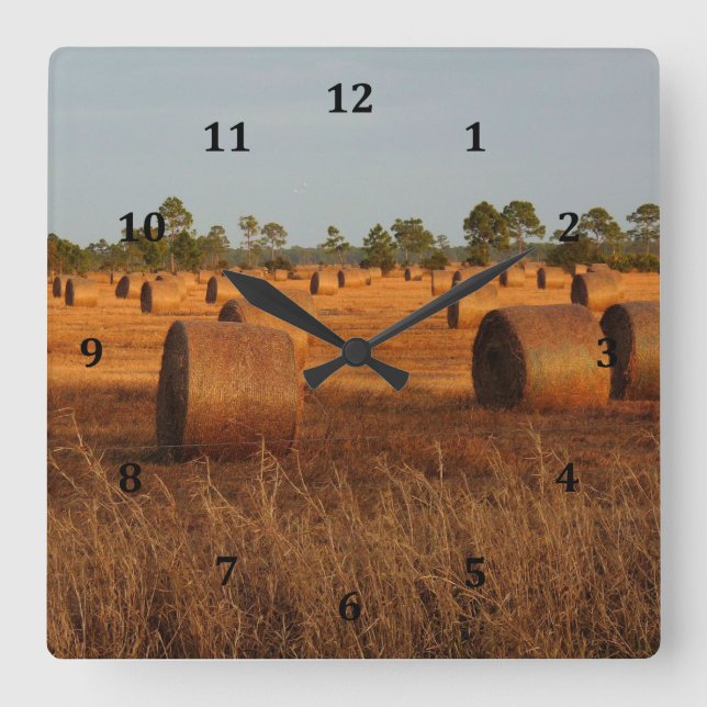 Hay Bail Clock (Front)