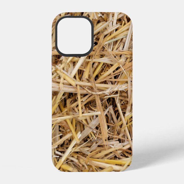 Hay Bale Background iPhone Case (Back)