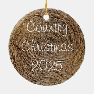 Hay Bale Ornament