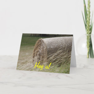 Hay Bales Card