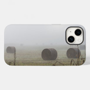 Hay Bales In The Fog Case-Mate iPhone 14 Case