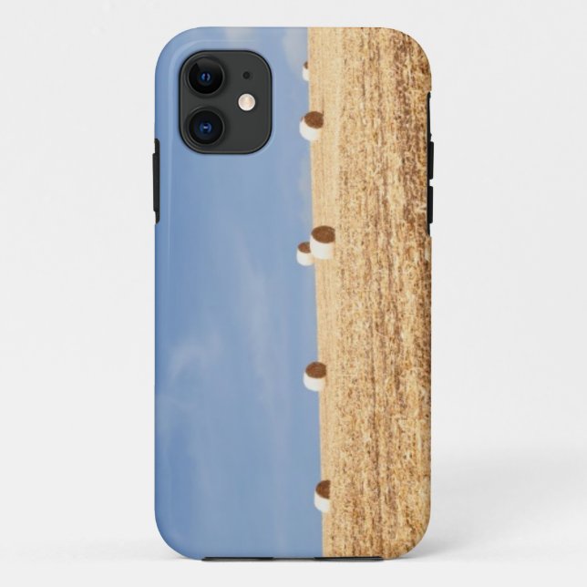 Hay Bales on Field Case-Mate iPhone Case (Back)