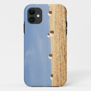 Hay Bales on Field iPhone 11 Case
