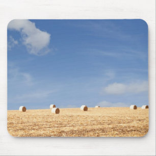 Hay Bales on Field Mouse Pad