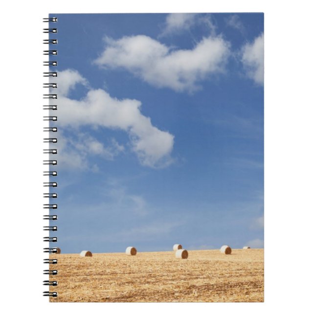 Hay Bales on Field Notebook (Front)