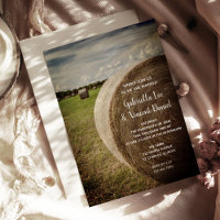 Hay Bales Ranch Wedding