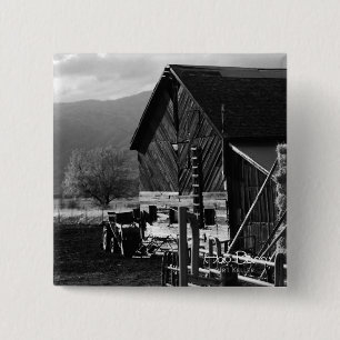 Hay Barn 15 Cm Square Badge