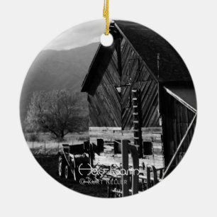 Hay Barn Ceramic Tree Decoration