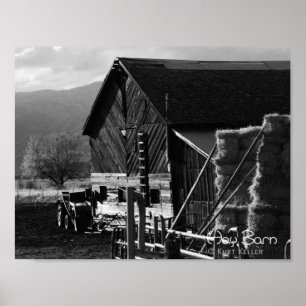 Hay Barn Poster