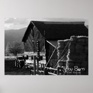 Hay Barn Poster