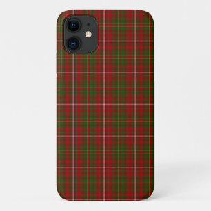 Hay Clan Tartan Scottish Plaid Red iPhone 11 Case