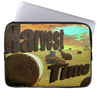 Hay Harvesting Time Logo And Theme,