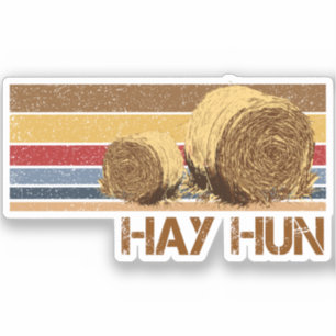 hay hun Hay bale Funny Farm Life Country Hayfield