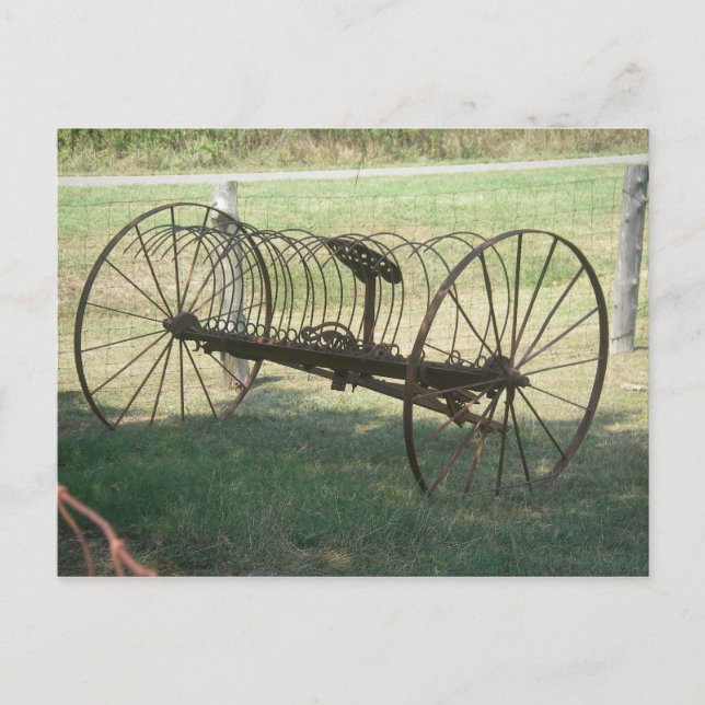 Hay Rake Postcard (Front)