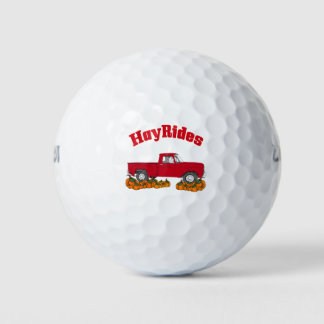 hay rides golf balls