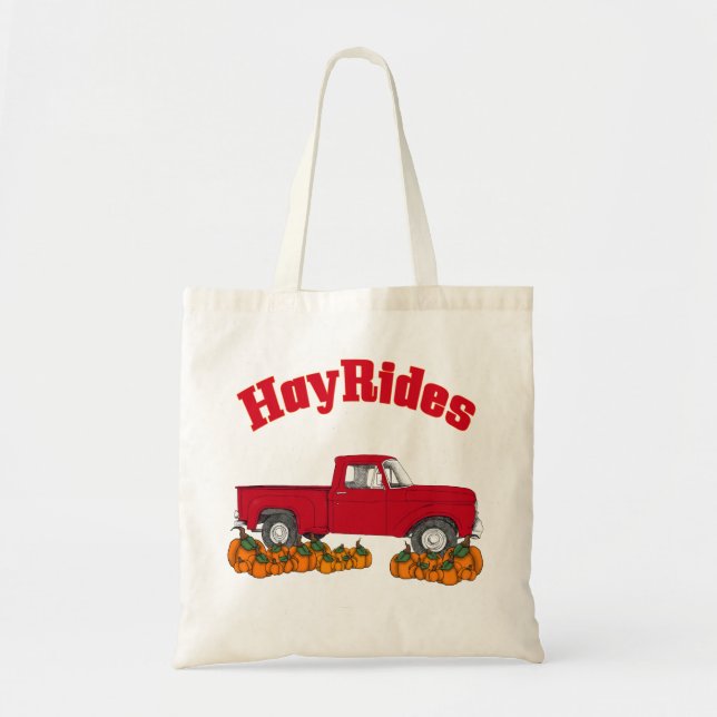 hay rides tote bag (Front)