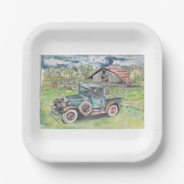 Hay Run Paper Plate (Front)