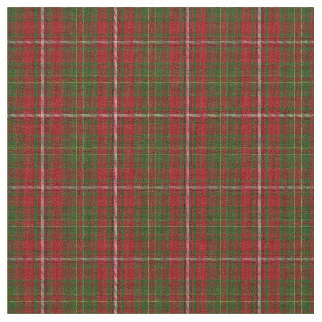 Hay Scottish Clan Tartan Plaid Pattern Fabric (Close Up)