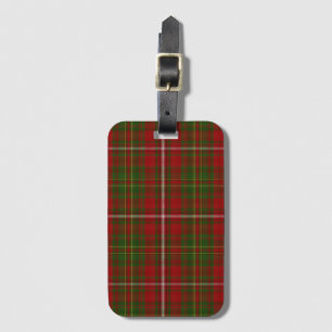 Hay Scottish Clan Tartan Plaid Pattern Luggage Tag