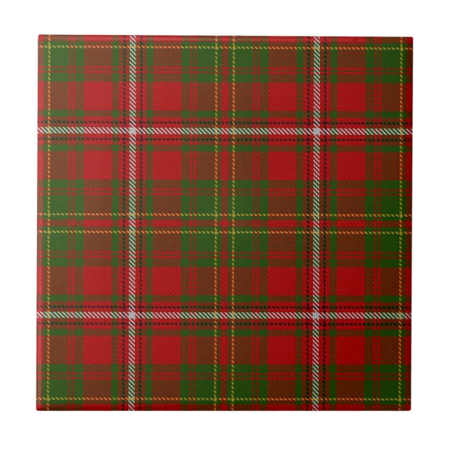 Hay Tartan Ceramic Tile (Front)
