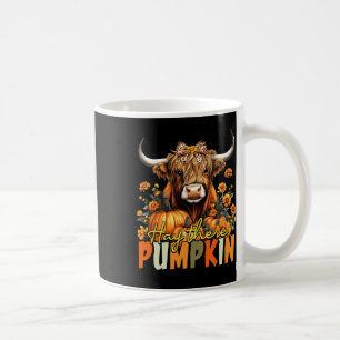 Hay There Pumpkin Highland Cow Fall Autumn Thanksg Coffee Mug