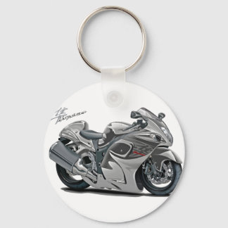 Hayabusa Grey Bike Key Ring
