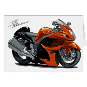 Hayabusa Orange Bike