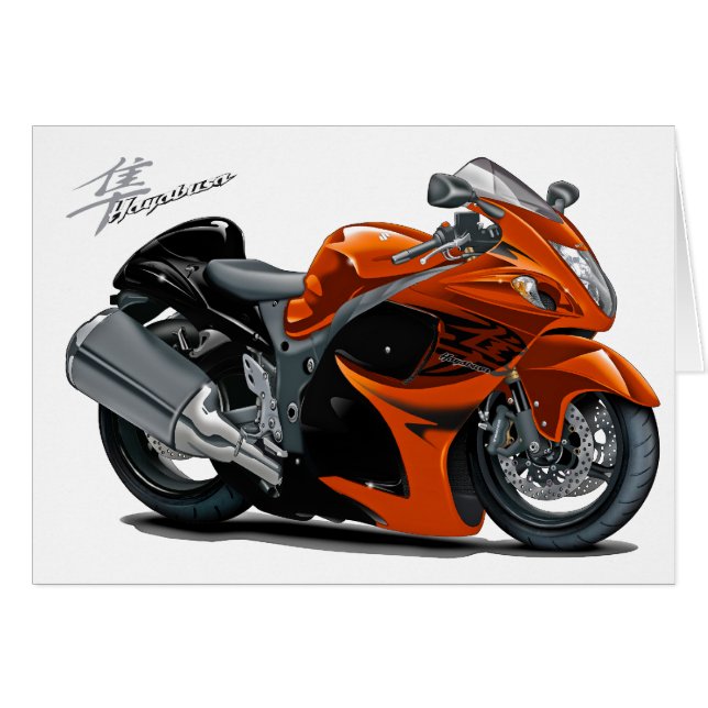 Hayabusa Orange Bike (Front Horizontal)