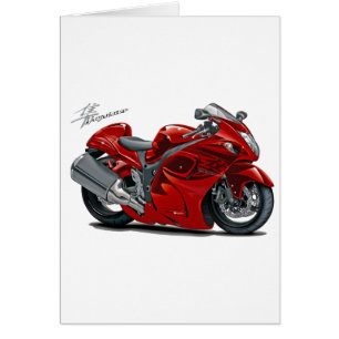 Hayabusa Red Bike
