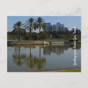Hayarkon Park in Ramat Gan, Israel Postcard