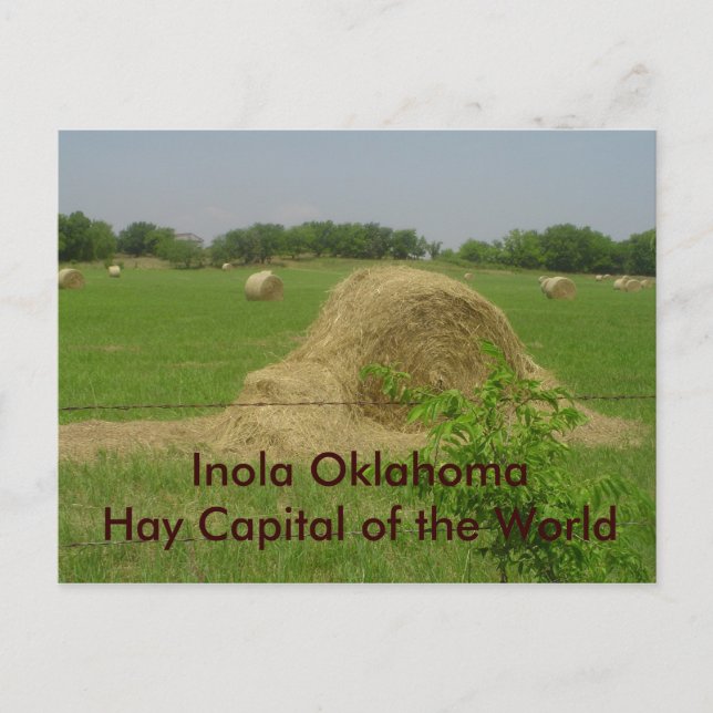 haybale, Inola OklahomaHay Capital of the World Postcard (Front)