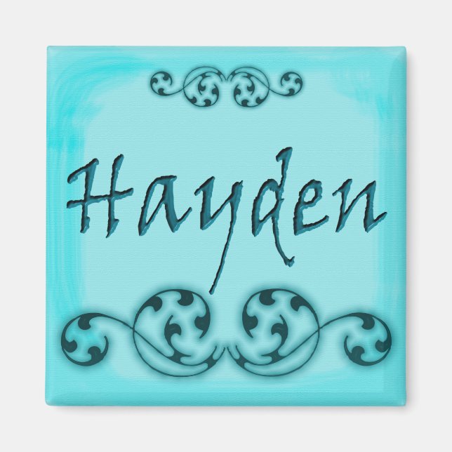 Hayden Ornamental Magnet (Front)