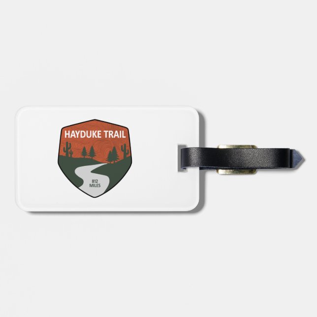Hayduke Trail Luggage Tag (Back Horizontal)