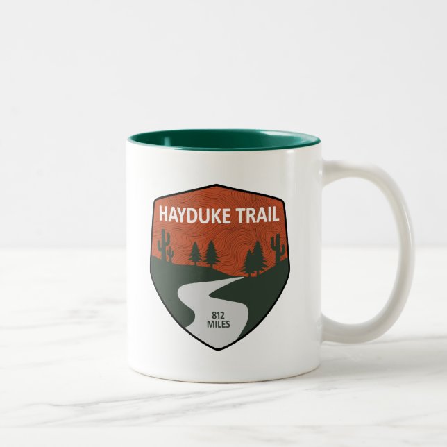 Hayduke Trail Two-Tone Coffee Mug (Right)