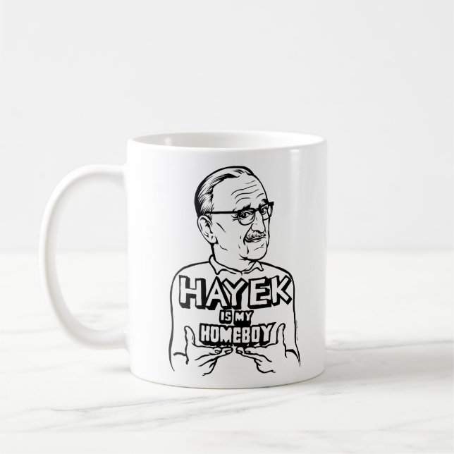 Hayek Is My Homeboy Mug (Left)