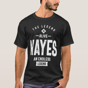 Hayes Personalised Name Birthday Gift T-Shirt