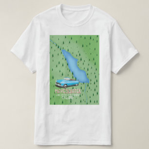Hayeswater Lake District map travel poster T-Shirt
