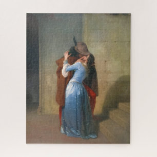 Hayez, The Kiss - Lovers, couple painting Jigsaw Puzzle