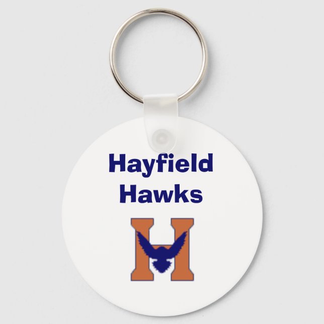 Hayfield Hawks Key Ring (Front)