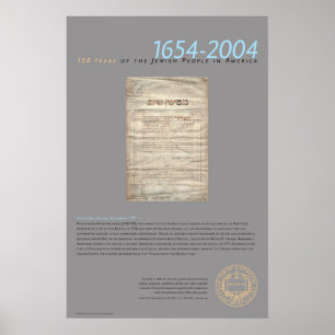 Haym Salomon's Ketubah, 1777 Poster