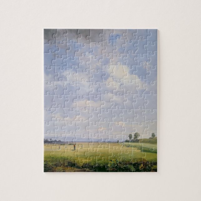 Haymaking, 1838 (oil on canvas) jigsaw puzzle (Vertical)