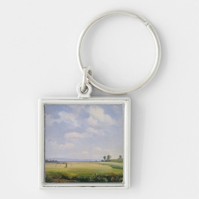 Haymaking, 1838 (oil on canvas) key ring (Front)