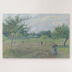 Haymaking at Éragny (1892) by Camille Pissarro Jigsaw Puzzle