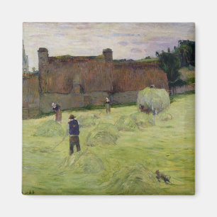 Haymaking in Brittany, 1888 Magnet