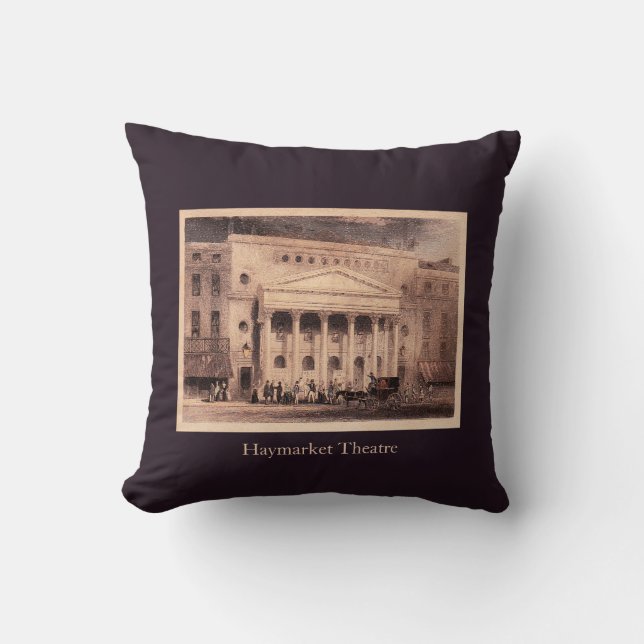 Haymarket Theatre London Cushion (Front)