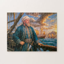 Hayreddin Barbarossa Naval Commander Portrait