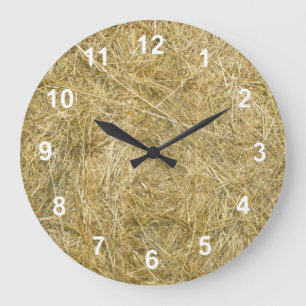 Hayride Large Clock